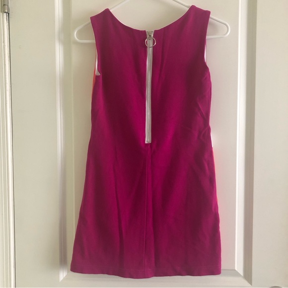 ZOE LTD Girls Pink Colorblock Dress Size 12 - Picture 2 of 6